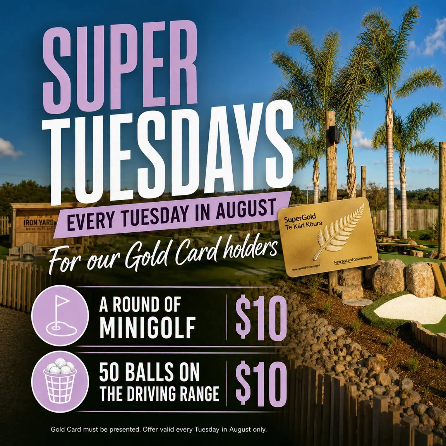 Super Tuesdays at the Iron Yard, August only