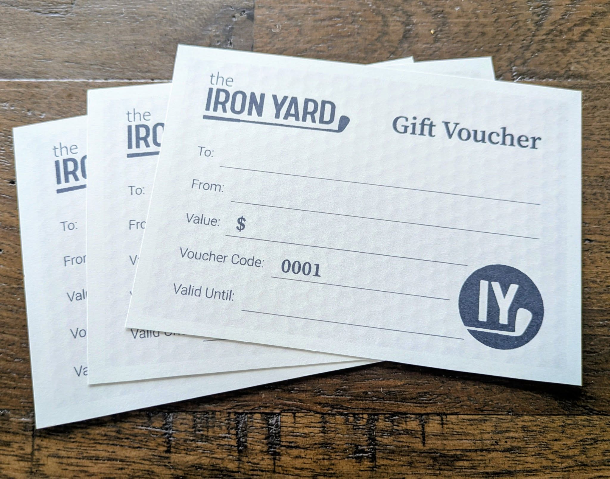 The Iron Yard Gift Vouchers